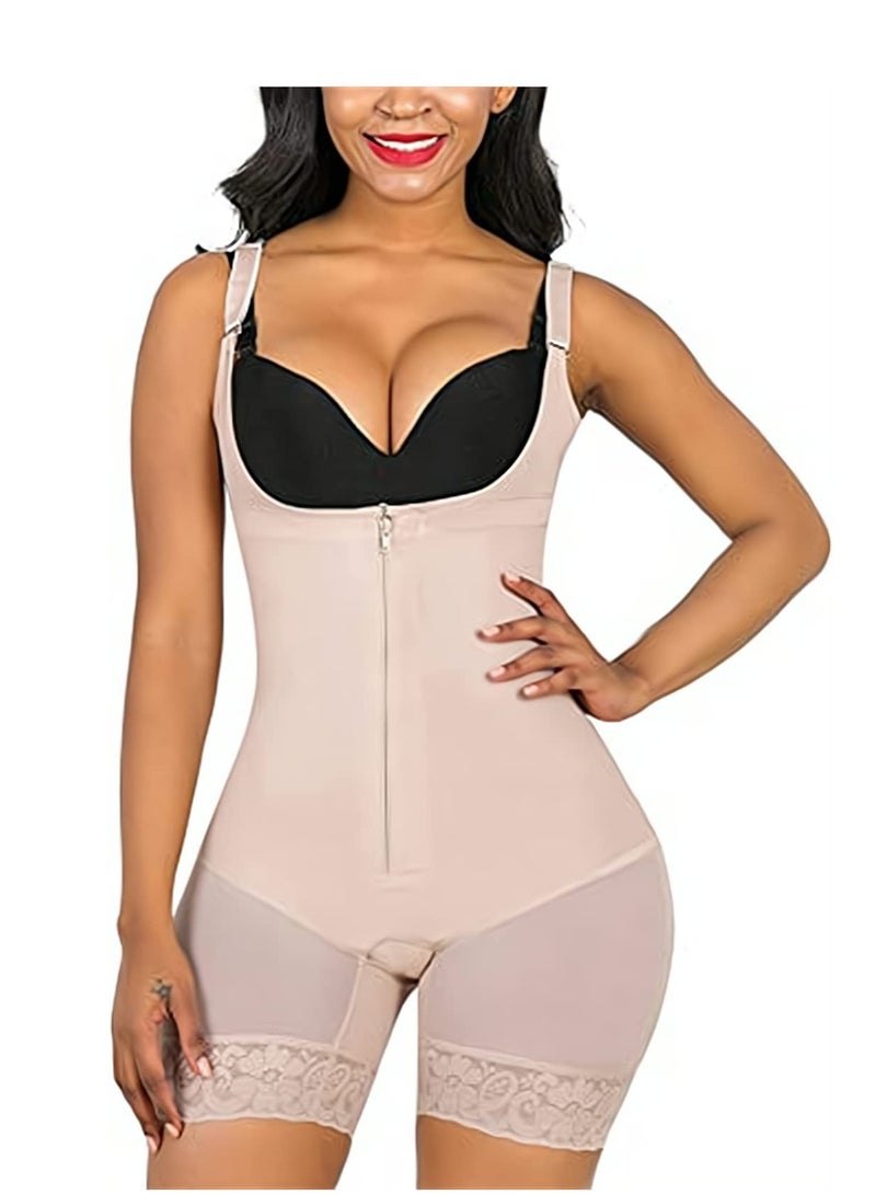 SYOSI بدلات نسائية، شايزي شورت بيج لتشكيل الجسم للنساء، مشد لتقليل الوزن، مشد مسطح للبطن، شورت تشكيل، حجم XL - Image 1