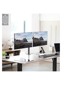 erorex Single Monitor Mount Fits 13" to 32" Computer Screen, Height Adjustable Monitor Desk Stand Holds up to 13lbs, Articulating Full Motion Monitor Arm, VESA 75x75/100x100mm, Black  - Image 2