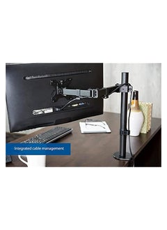 erorex Single Monitor Mount Fits 13" to 32" Computer Screen, Height Adjustable Monitor Desk Stand Holds up to 13lbs, Articulating Full Motion Monitor Arm, VESA 75x75/100x100mm, Black  - Image 3