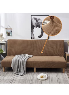DUNISO 2 seater Sofa bed Cover,Without Armrests sofa cover,High weight fully wrapped elastic sofa cover with Corn silk fabric,Sofa protective cover, anti slip cover, furniture protector,Lying down, resting, for men, women, and children  - Image 1