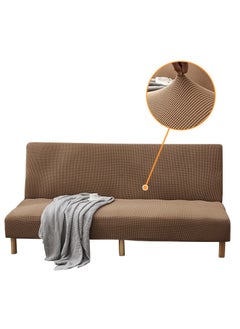DUNISO 2 seater Sofa bed Cover,Without Armrests sofa cover,High weight fully wrapped elastic sofa cover with Corn silk fabric,Sofa protective cover, anti slip cover, furniture protector,Lying down, resting, for men, women, and children  - Image 2
