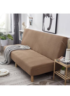DUNISO 2 seater Sofa bed Cover,Without Armrests sofa cover,High weight fully wrapped elastic sofa cover with Corn silk fabric,Sofa protective cover, anti slip cover, furniture protector,Lying down, resting, for men, women, and children  - Image 3