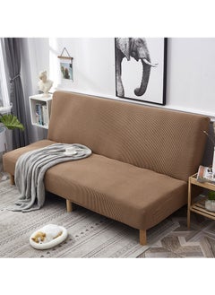 DUNISO 2 seater Sofa bed Cover,Without Armrests sofa cover,High weight fully wrapped elastic sofa cover with Corn silk fabric,Sofa protective cover, anti slip cover, furniture protector,Lying down, resting, for men, women, and children  - Image 4