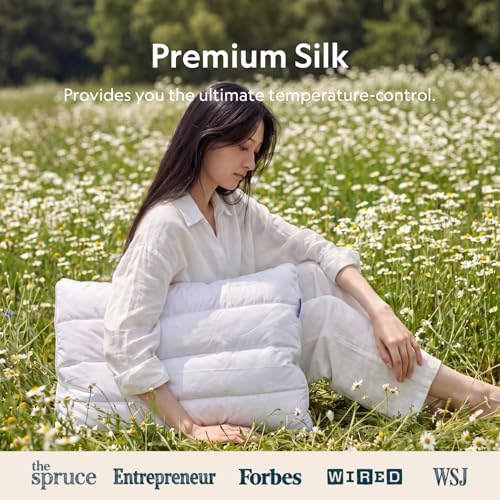 Vesta SilkLayered UltraThin Pillow 100 Silk Layer Slim and Flat Design for Back or Stomach Sleepers UltraThin Profile 25 Height Soft LimeZen - Image 3