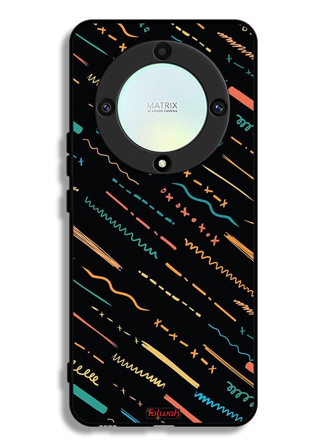 Tolwak Honor X9a Protective Case Cover X Lines Abstract Pattern - Image 1