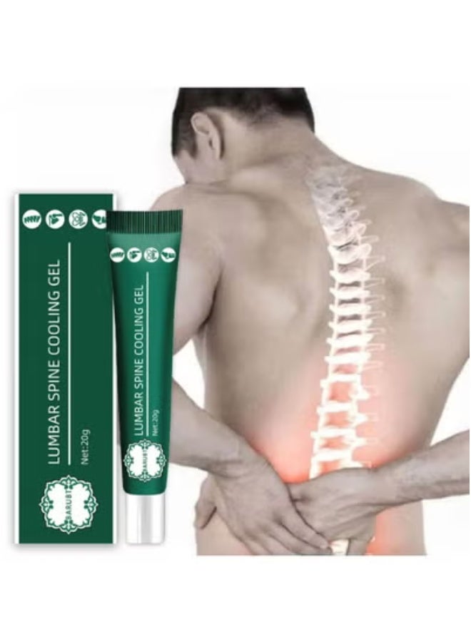 BARUBT 3 Pack Lumbar Cold Compress Gel, Natural Herbal Joint Pain Relief Gel 20g - Image 2