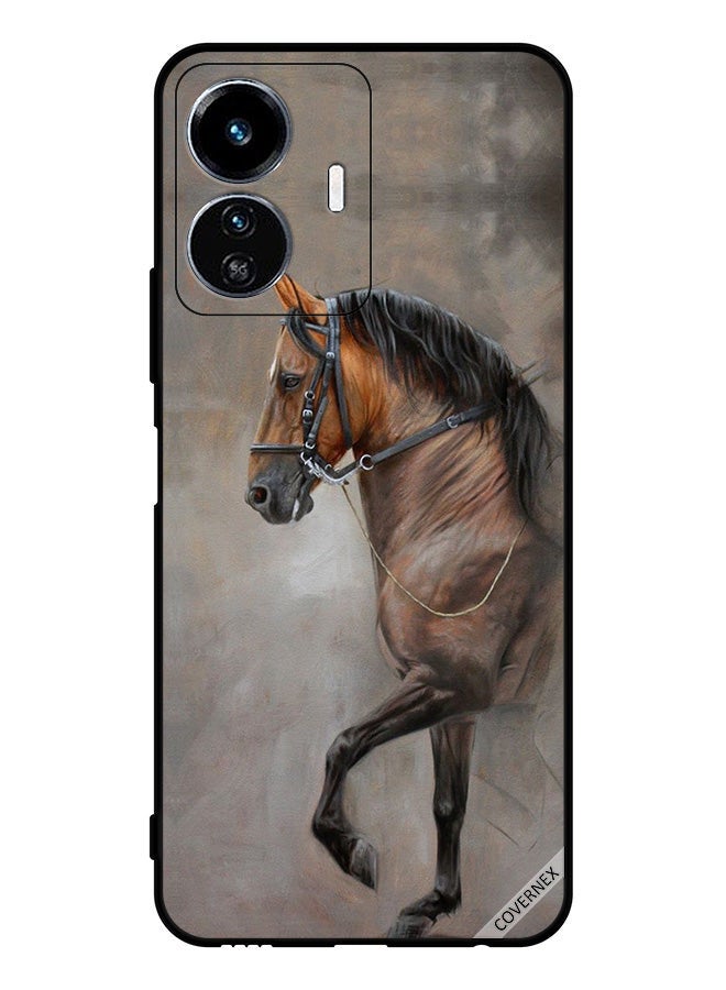 Covernex Protective Case Cover For vivo Y77e Vintage Picture Of Horse - Image 1