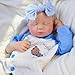 KUICEO Silicone Reborn Baby Dolls185 Inch Realistic Newborn Anatomically Correct Boy with Realistic Blood Vessels and SkinSilicone Full Body Lifelike Babyfor Kids 3 Collectors - Image 2