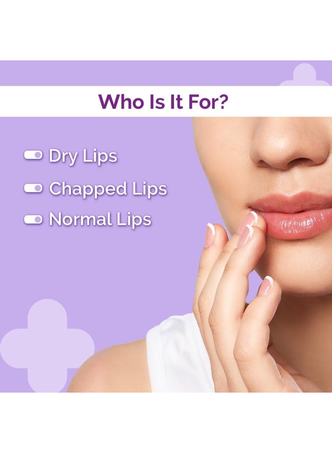 The Derma Co 1% Ceramide Complex Lip Balm with Ceramides & Vitamin E, SPF 30 PA++ for Dry & Chapped Lips - 4g - Image 3