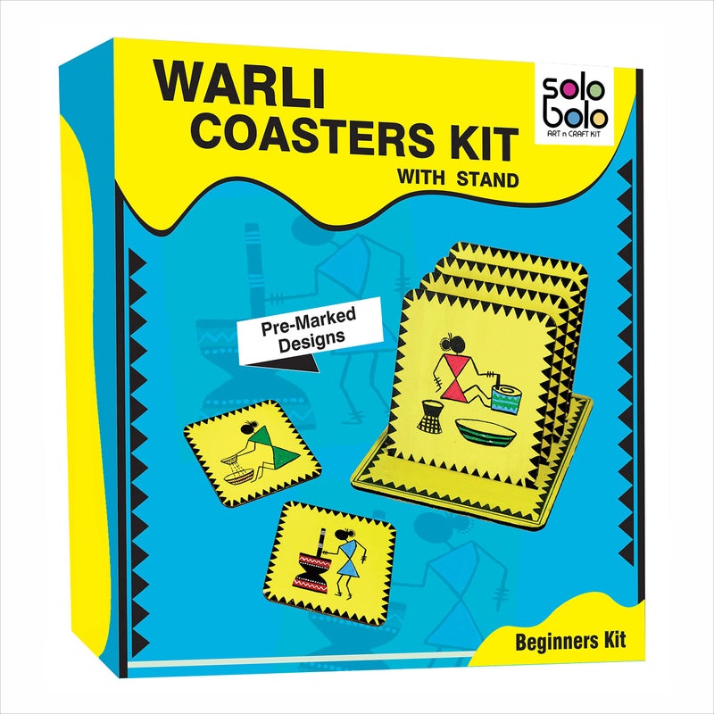 SOLOBOLO Warli Art Painting Kit with Art and Craft Materials | Craft Kit for Girls 12-15| Gift for Girls Age 8 9 10 11 12 13 14 15 - Image 1