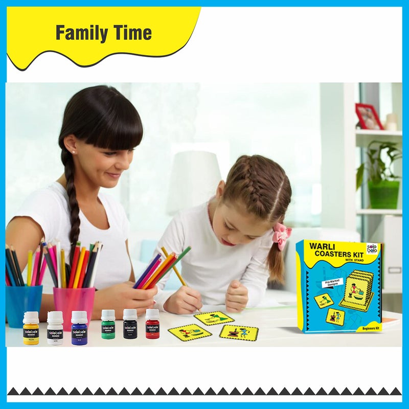 SOLOBOLO Warli Art Painting Kit with Art and Craft Materials | Craft Kit for Girls 12-15| Gift for Girls Age 8 9 10 11 12 13 14 15 - Image 5