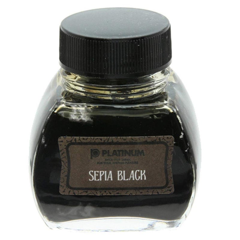 PLATINUM Classic Ink 60ml Sepia Black - Image 3