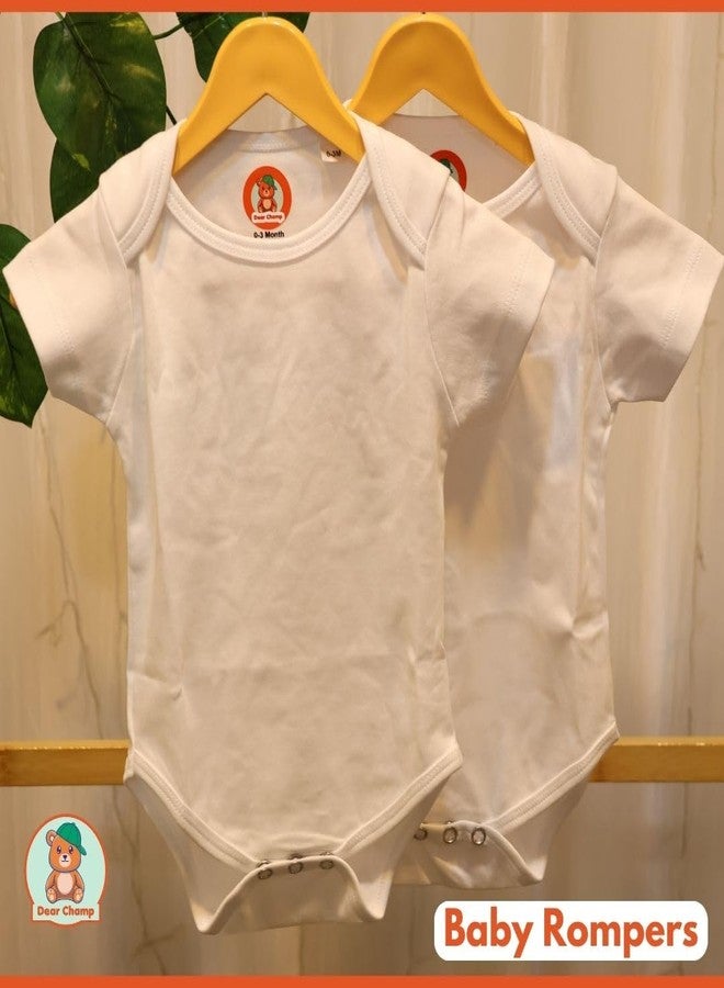 DearChamp طقم ملابس أطفال حديثي الولادة من القطن من Dearchamp®، يتضمن بدلة نوم، وقبعة، وجوارب، وقفازات / مستلزمات أساسية لحديثي الولادة (من 0 إلى 3 أشهر) - Image 5