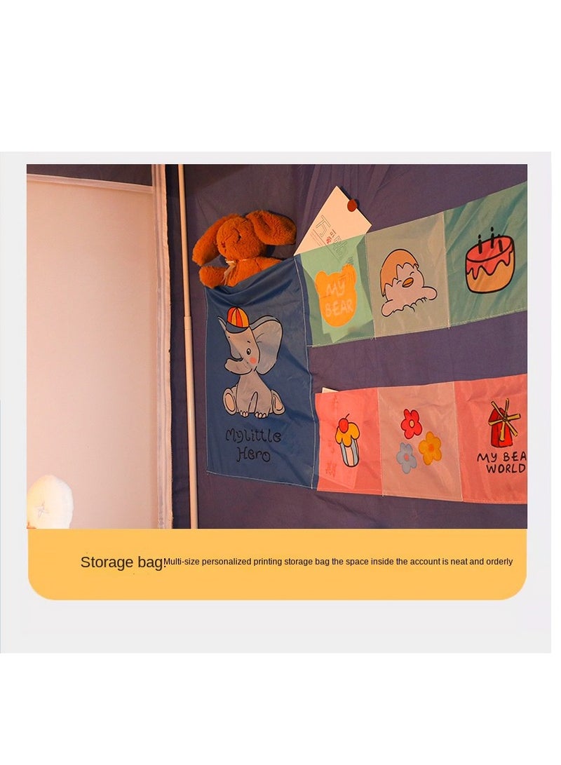 Y&D Bed Canopy Tents Curtain Blackout Curtain Single Bed Tent Curtain Student Shading Cloth Bed Canopy Mosquito Net Student Sleep Privacy Protection - Image 4