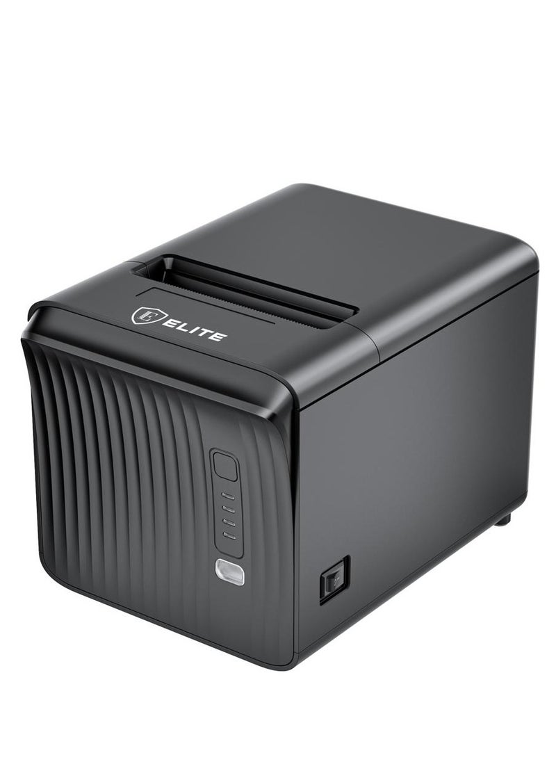 ELITE TME thermal transfer desktop printer for labels 80X80 MM Thermal Printer 250mm/s half cut / full cut | easy paper loading structure