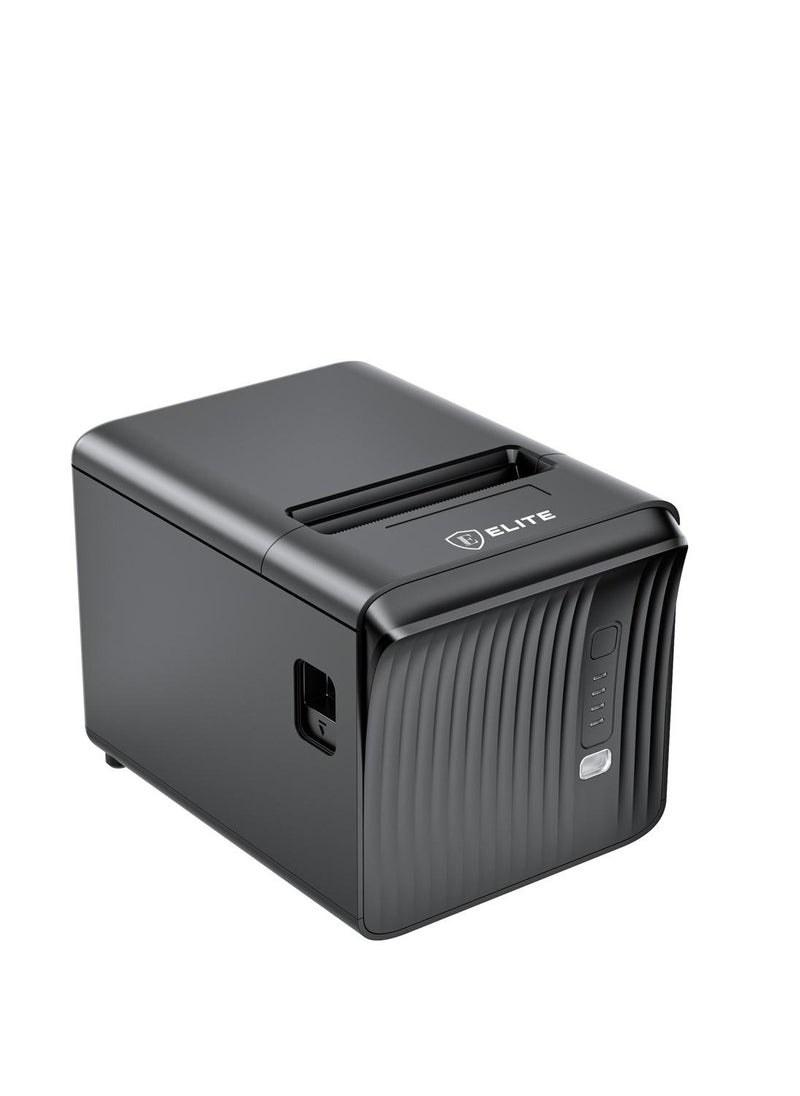 ELITE TME thermal transfer desktop printer for labels 80X80 MM Thermal Printer 250mm/s half cut / full cut | easy paper loading structure