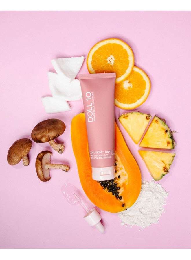 دول 10 نو. منظف الطين المذاب اليومي من Doll Skin Genius™ مع فطر الريشي - Image 2