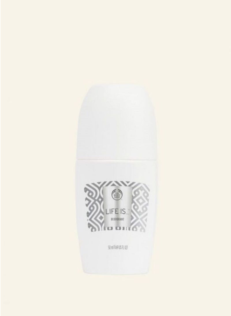 THE BODY SHOP Life Is, Anti-Perspirant Deodorant