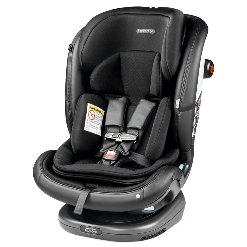 Peg Perego Peg Perego Primo Viaggio AllinOne Convertible Car Seat Newborn to 10 Years 5120 lbs Height Adjustable Slim 100 FRFree Made in Italy Licorice Black