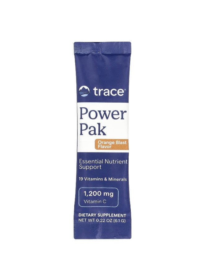 Trace, Power Pak, Orange Blast, 30 Stick Packets, 0.22 oz (6.1 g) Each - Image 3
