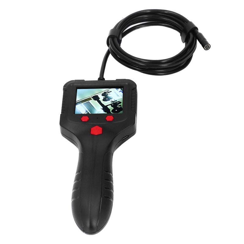Handheld Endoscope 8mm Waterproof Inspection Camera - 2.4 Inch HD IPS Screen 2600 mAh Rechargeable Battery Flexible Pipe Camera for Car Engine Diagnostics Plumbing Home Repair Mechanics and DIY - Image 2