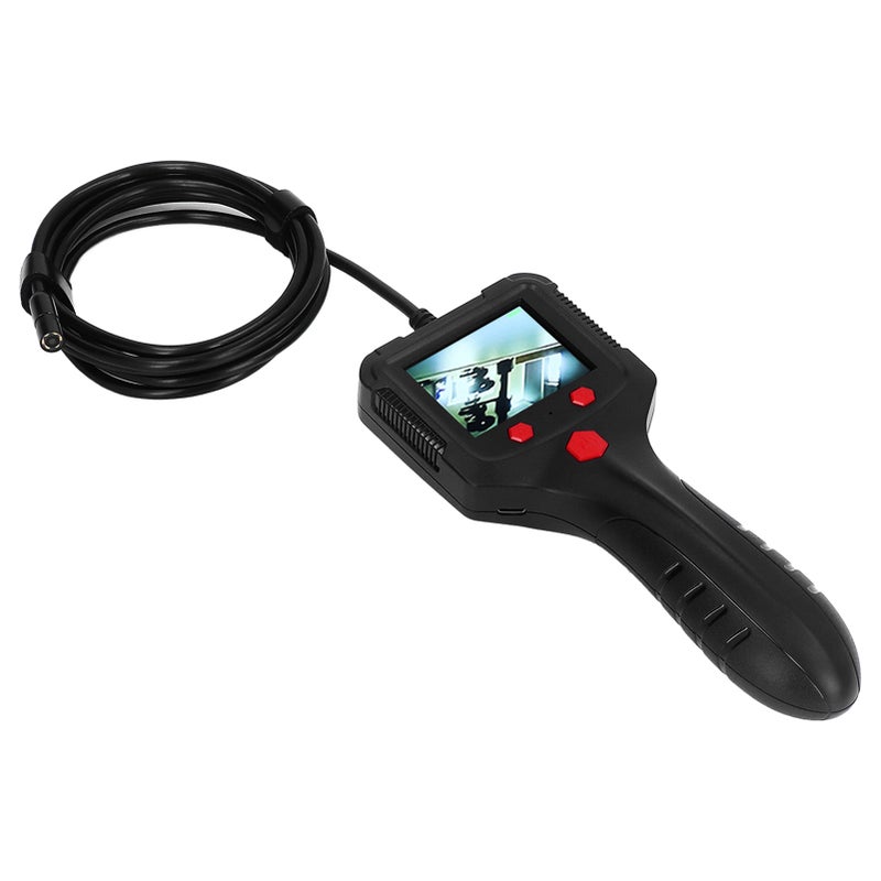 Handheld Endoscope 8mm Waterproof Inspection Camera - 2.4 Inch HD IPS Screen 2600 mAh Rechargeable Battery Flexible Pipe Camera for Car Engine Diagnostics Plumbing Home Repair Mechanics and DIY - Image 4