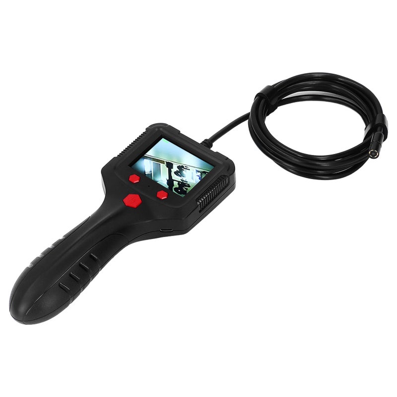 Handheld Endoscope 8mm Waterproof Inspection Camera - 2.4 Inch HD IPS Screen 2600 mAh Rechargeable Battery Flexible Pipe Camera for Car Engine Diagnostics Plumbing Home Repair Mechanics and DIY - Image 3