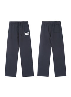 Broken Planet MarketBP American Trendy Brand Mens and Womens Casual Loose Long Pants High Street Hip Hop Style BP319-Black Navy Blue