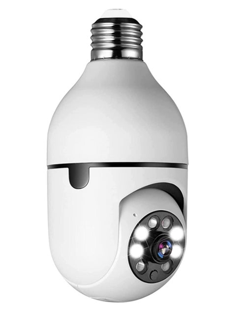Pan Tilt Security Light Camera V380 130W dpi Smart Wireless WIFI Full Color Bulb Camera 2.4Ghz 360 Degree E27 Panoramic IP Camer