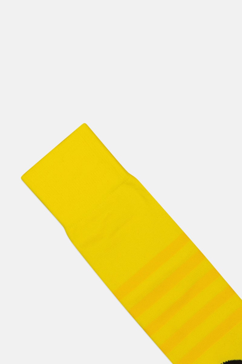 PUMA Men 1 Pair Brand Logo Football Knee-High Socks, Yellow - Image 3