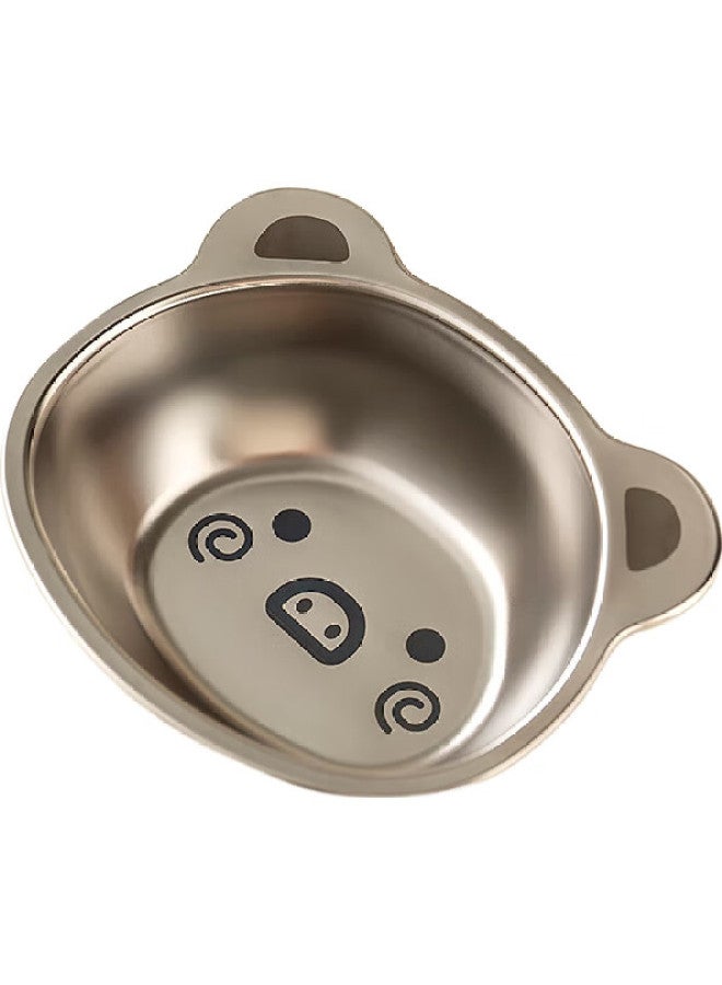 Onlycook 316 Stainless Steel Baby Food Bowl Children'S Plate Rice Bowl Cartoon Small Bowl Baby Tableware Plate - Little Pig - Image 1