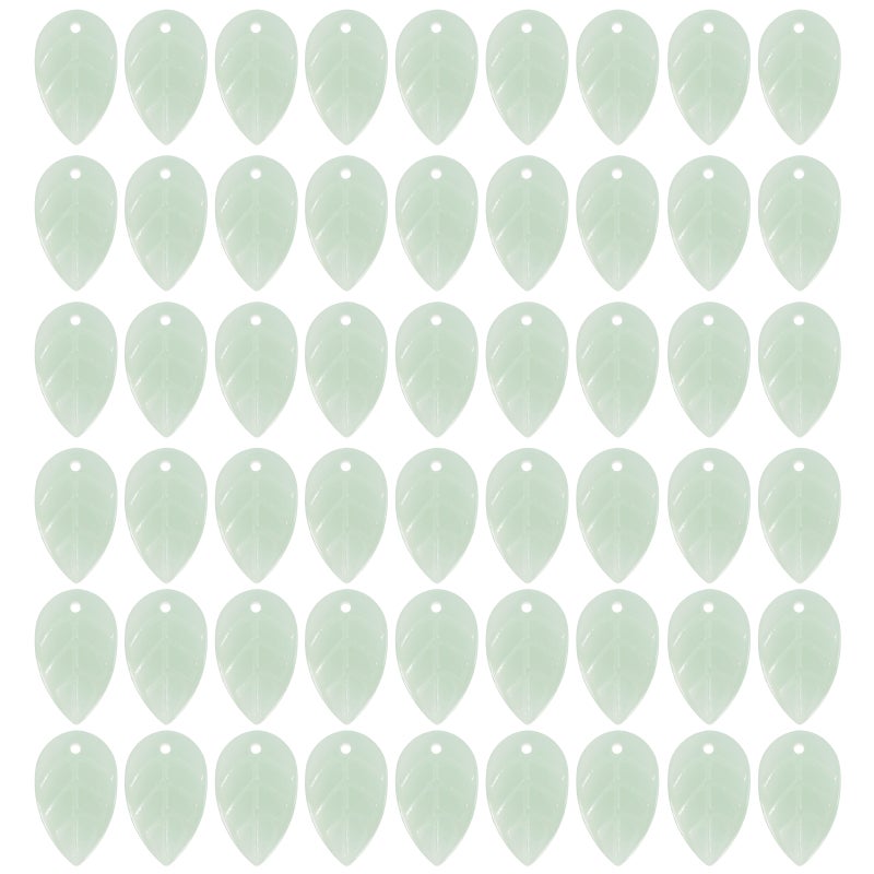 200 Pcs Leaf Charms for Jewelry Making Loose Spacer Beads Leaf Necklace Earring Charms - Image 1