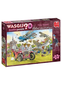 jumbo Wasgij Retro Destiny 5 Time Travel! Unique Jigsaw Puzzles For Adults 1000 Piece  - Image 1