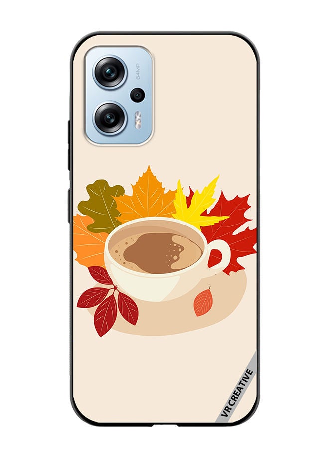 VR CREATIVE Protective Case Cover For Xiaomi Poco X4 GT A Cup Of Coffee With Colorful Design Multicolour - Image 1