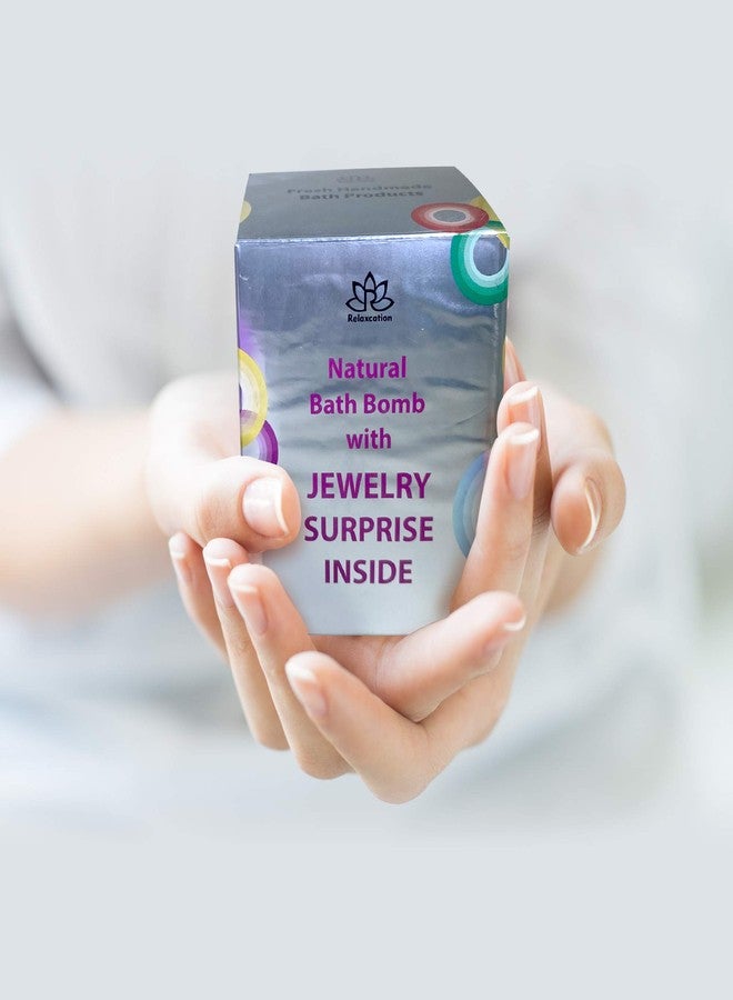 Relaxcation قنبلة استحمام مع قلادة دب مفاجئة بداخلها - مكونات طبيعية مرطبة للبشرة آمنة للأطفال - قنبلة استحمام مع مجوهرات دب بداخلها للنساء - Image 5