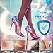 Comfowner 6 Pairs Heel Cushion Pads for Shoes Too Big Shoe Grips Liners Heel Protectors for Loose Shoes Heel Pain Blisters and Rubbing Anti Slip Shoe Filler Make Shoes Fit TighterBlack - Image 4