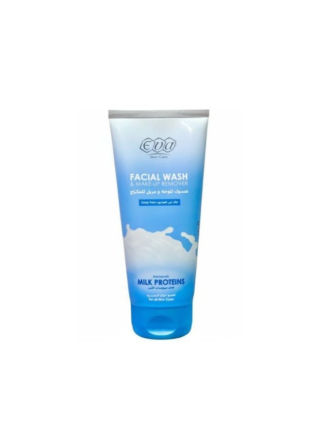 Eva Facial Wash & Make-Up Remover with Milk Proteins – 150 Ml