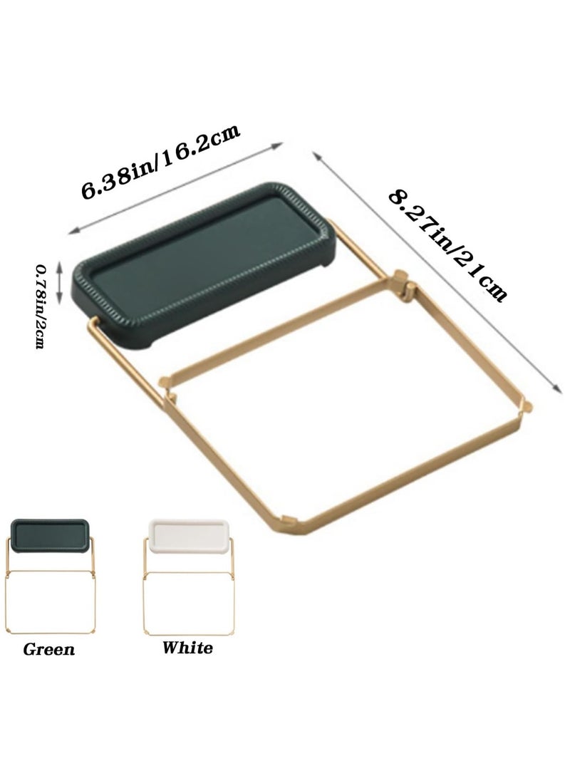 Meshmate Waste Rack, Meshmate Waste Rack Sink, Kitchen Sink Garbage Filter Rack Suction Cup, Rotatable Kitchen Sink Strainer with 200 Filter Mesh Bags (Green with 200bags)