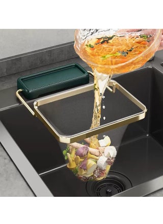 Meshmate Waste Rack, Meshmate Waste Rack Sink, Kitchen Sink Garbage Filter Rack Suction Cup, Rotatable Kitchen Sink Strainer with 200 Filter Mesh Bags (Green with 200bags) - pzsku/Z7192E7D3A561A00A78B2Z/45/1743386973/500077c2-cb07-4cb8-8f57-3bc6422cdf60