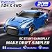 ACAMMZAR RC Drift Car 124 Remote Control Car for Kids 20KMH 4WD High Speed RC Cars with Lights Extra Racing Tires Vehicle for Adults Boys Girls - Image 4