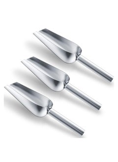 Oasisgalore 3 Pcs Stainless Steel Ice Scoop Set, 8/9/10-inch, for Candy, Ice, Dry Goods, Popcorn.  - Image 1