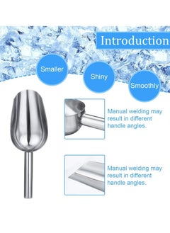 Oasisgalore 3 Pcs Stainless Steel Ice Scoop Set, 8/9/10-inch, for Candy, Ice, Dry Goods, Popcorn.  - Image 2