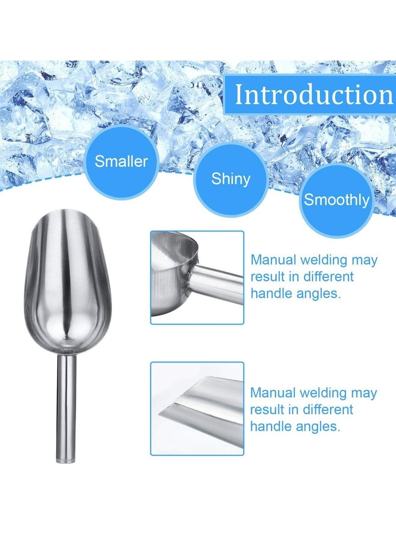 Oasisgalore 3 Pcs Stainless Steel Ice Scoop Set, 8/9/10-inch, for Candy, Ice, Dry Goods, Popcorn.  - Image 2