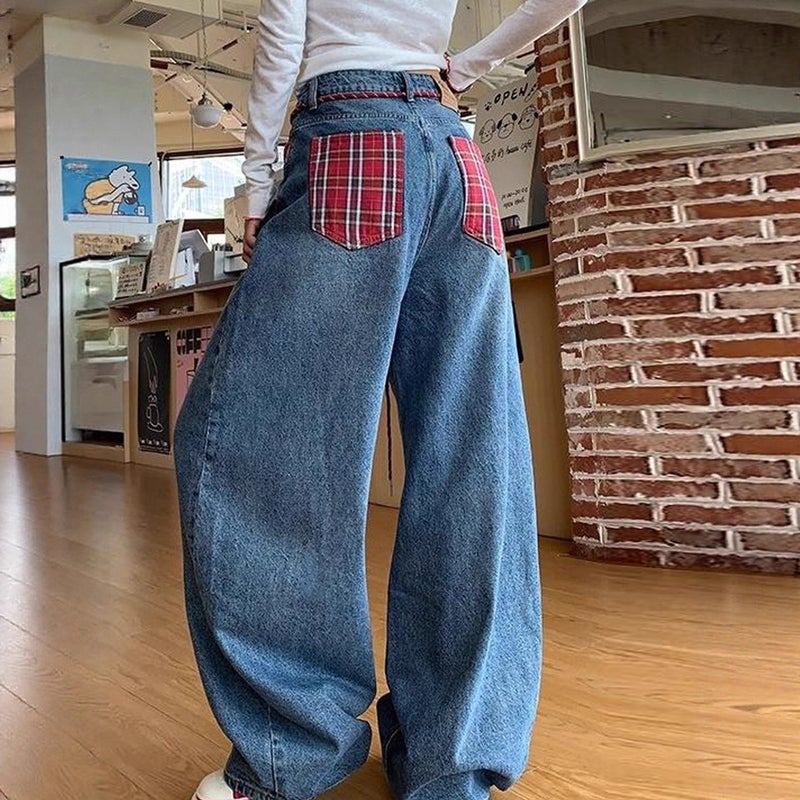 Unisex Classic Denim Jeans Loose Fit Daily Outdoor Wear - Image 5