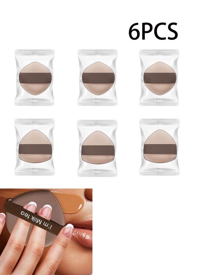 Generic Foundation Puff, 2 Pack of Cushion Portable Round Makeup Sponge with Cushion Puff, Latex Free Blend Sponge & Makeup Puff for Foundation, Cream, Concealer  - Image 1