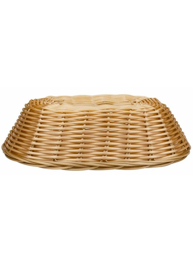 Yesland 16 Pack Plastic Oval Baskets, Food Storage & Fruit Basket, 8-3/4 x 6-1/4 x 2-3/4 Inches Basket Bin for Kitchen, Restaurant, Centerpiece Display - Image 4