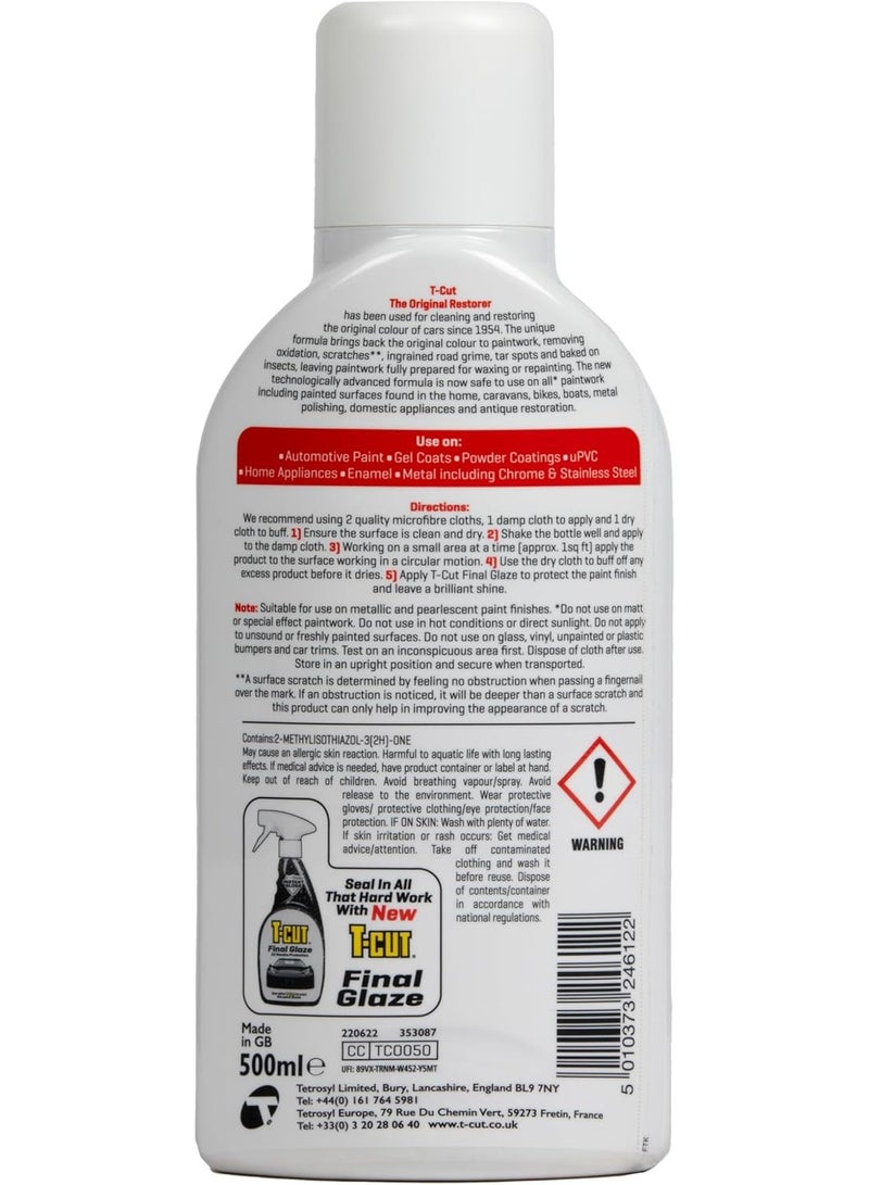 T-Cut The Original Restorer 500ml - Safe For Use On All Paint - Image 2