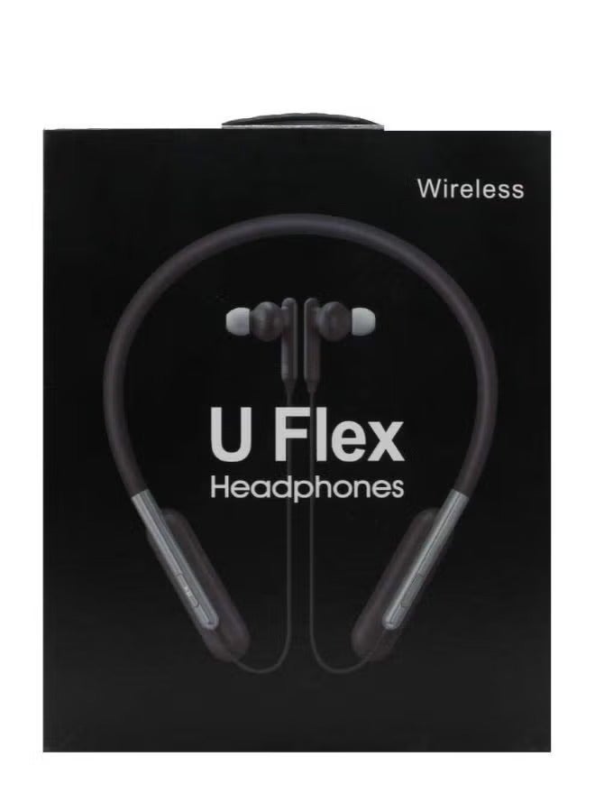 U-Flex In-Ear Wireless Bluetooth Headphone With Microphone Black - Image 3