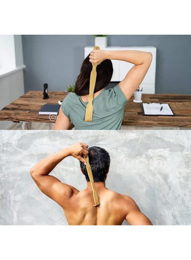 Back Scratcher – 100% Natural Bamboo Back Scratching Stick for Itch Relief, Strong & Sturdy, Durable Long Handle (17 Inches) - Image 2