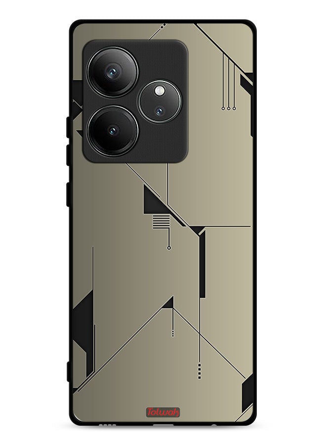 Tolwak Realme GT 6 5G Protective Case Cover Minimalism Abstract Digital Art - Image 1